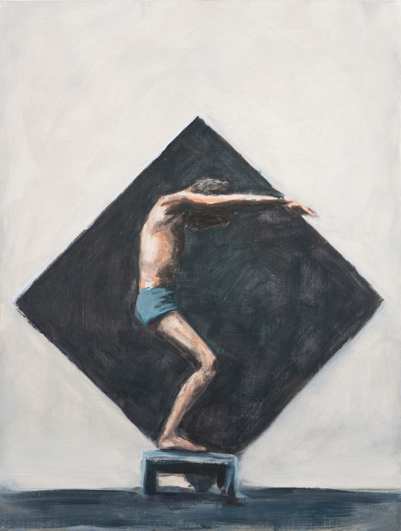 The Punishment 2 (2014), 40 x 30 cm, oil on panel (private collection)